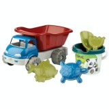 Set jucarii apa si nisip cu basculanta, galetusa, forme si unelte recycled, Androni Giocattoli