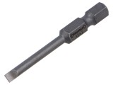 Capăt şurubelniţă plat STAHLWILLE 0,6x3,5mm 1/4", cod 08300635, lungime 50mm