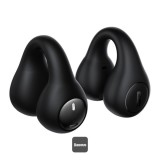 CASTI Baseus AirGo AS01 Open-Ear TWS, pt smartphone, wireless, bluetooth 5.3, microfon pe casca, 25 ore durata baterie, negru &quot;A00069101113-00&quot; (timbr