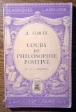 A. Comte - Cours de philosophie positive - 1re et 2e lecons [1941]