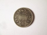 Rara! India colonie Britanica Half Rupee 1926 argint regele George V