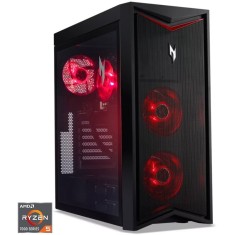 Sistem Gaming Acer Nitro N70-130 cu procesor AMD Ryzen&trade; 5 7600 pana la 5.10 GHz, 32GB DDR5, 1TB SSD, NVIDIA&reg; GeForce RTX&trade; 4070 SUPER 12GB GDDR6X, No O