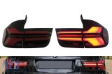 Set de lumini spate LED de tuning cu stilizare G05 LCI, potrivit pentru BMW X5 E70 2007-2013, stanga si dreapta, baza fumurie rosie Performance AutoTu
