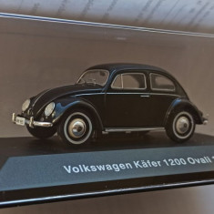 Macheta VW Kafer 1200 Ovali 1955 (Beetle, Broscuta) - Altaya 1/43 Volkswagen
