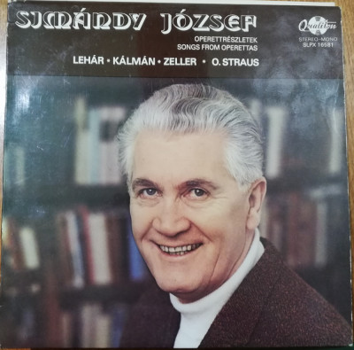 Disc Vinil Sim&amp;aacute;ndy J&amp;oacute;zsef &amp;lrm;&amp;ndash; Operettr&amp;eacute;szletek Qualiton &amp;lrm;&amp;ndash; SLPX 16581 foto