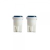 Set 2 Becuri LED W5W T10 Albastru, 5W, CSP Seoul, 12V, Pozitie, Interior, Numar Inmatriculare
