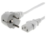 Cablu Alimentare 3x0.75mm2 Ştecăr Unghi IEC C13 Mamă