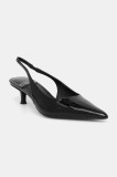 Jeffrey Campbell stilettos de piele Persona culoarea negru, JC-1256-1-23