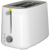 Prajitor de paine Beko TAM4220W, 2 felii, 800W, alb-gri