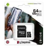 Cumpara ieftin Aproape nou: Card de memorie MicroSD Kingston Canvas Select Plus, 64GB, 100MB/s, cu, 64 GB