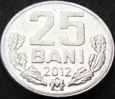 Moneda 25 BANI - Republica MOLDOVA, anul 2012 *cod 4186
