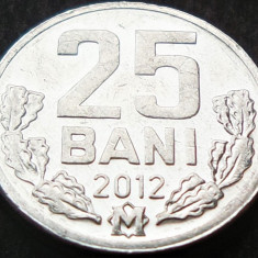Moneda 25 BANI - Republica MOLDOVA, anul 2012 *cod 4186