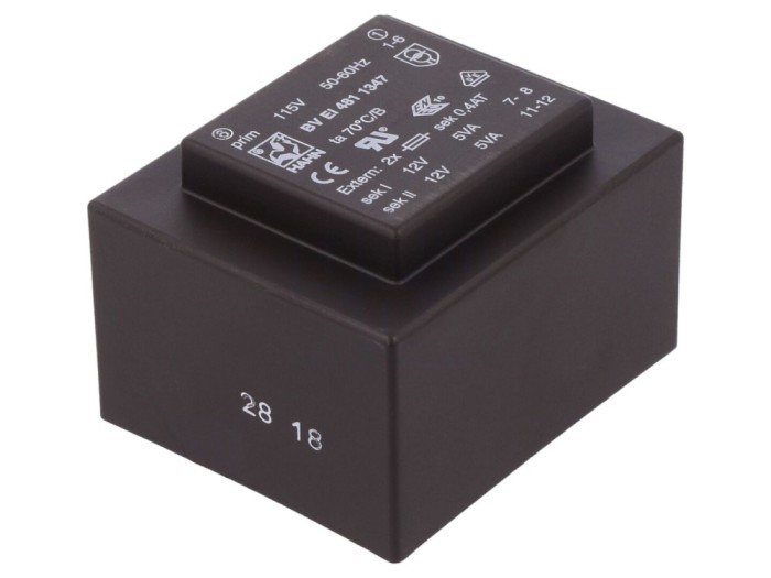 Transformator &Icirc;ncapsulat 10VA 115VAC 12V PCB