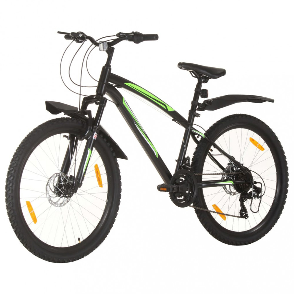 Bicicleta montana cu 21 viteze, roata 26 inci, negru, 46 cm GartenMobel  Dekor, vidaXL | Okazii.ro