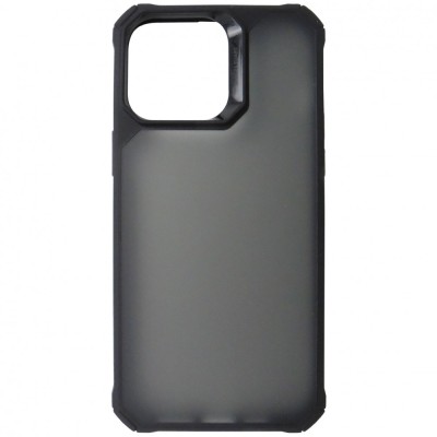 Husa spate ESR Air Armor, TPU negru si plastic gri semitransparent, pentru Apple iPhone 14 Pro Max foto