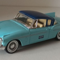 Macheta Studebacker Silver Hawk 1957 bleu - Solido/Hachette 1/43