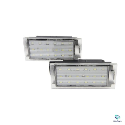 Set 2 Lampi Iluminare numar pentru LED Renault Megane foto