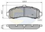 Set placute frana,frana disc NISSAN MICRA II (K11) (1992 - 2003) COMLINE CBP0508