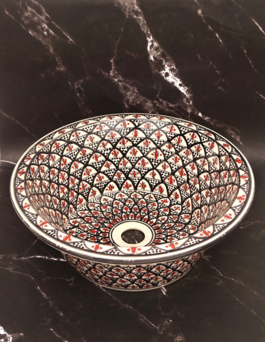 Lavoar Pentru Baie Antonia Black 40 x 40 x 16 cm