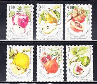 A12 S5 1 - Timbre foarte vechi - Bulgaria - fructe