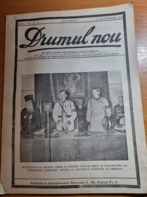 drumul nou 30 septembrie 1938-carol al 2-lea,regele mihai la concursul graului foto