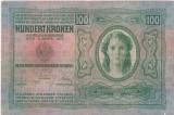 AUSTRIA UNGARIA 100 COROANE KRONEN KORONA 1912 UZATA