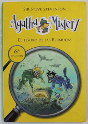 AGATHA MISTERY , EL TESORO DE LAS BERMUDAS de SIR STEVE STEVENSON , ilustraciones de STEFANO TURCONI , 2012 foto