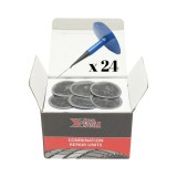 Petice vulcanizare anvelope tip ciuperca 8x55 mm, 24 bucati, X-TRA SEAL