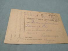 CARTE POSTALA MILITARA 1918CIRCULATA LA TEMESMEGIE SAU TIMIS