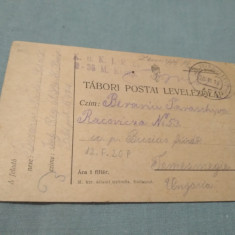 CARTE POSTALA MILITARA 1918CIRCULATA LA TEMESMEGIE SAU TIMIS