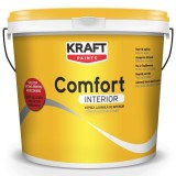 Vopsea Lavabila Mata Alba Kraft Comfort Interior / 15L