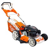 Ruris RX444S - Masina de tuns iarba pe benzina Honda GCV170 4.6 CP 51 cm 2000 m2 autopropulsie sistem maruntire iarba evacuare laterala