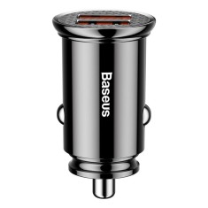 Incarcator auto Baseus Circular 2x USB-A Quick Charge 3.0 SPC AFC 30W Negru