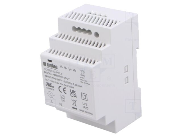 Alimentator pulsatoriu AIMTEC pentru şină DIN 54W 5VDC 4,5A 3kV
