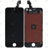 Modul display LCD + Digitizer grad A+ negru pentru iPhone 5C