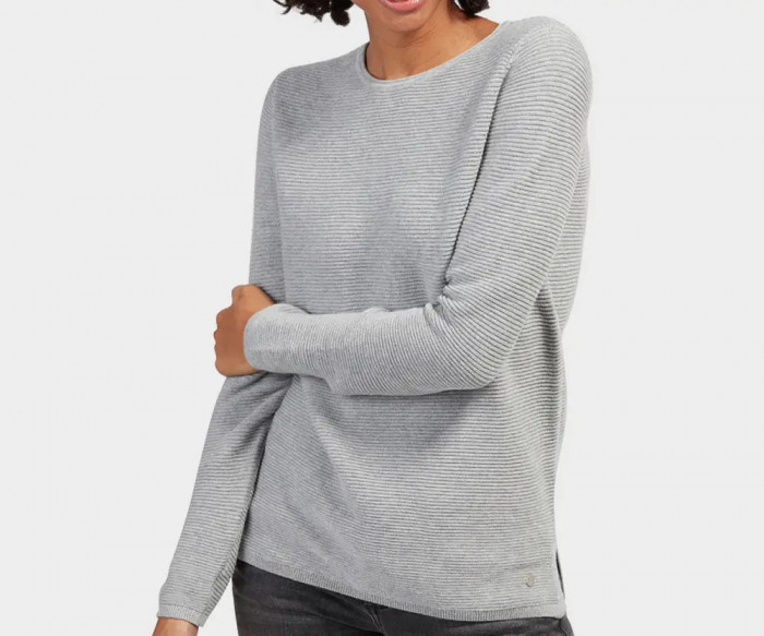 Pulover relaxed fit, gri