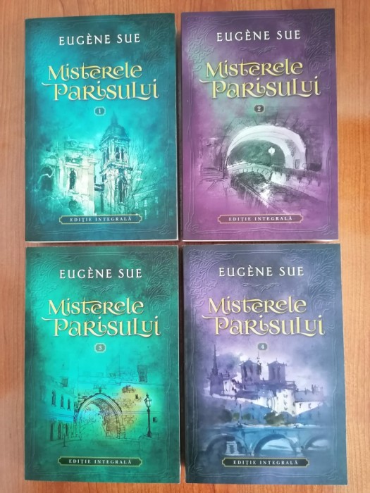 Eugene Sue, Misterele Parisului, 4 volume (ediție integrală)