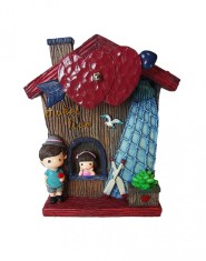 Cutie muzicala cu cheita, Casa, Seet Love, Maro, 18 cm, 2140B