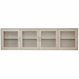 4-Door Wall Cabinet Porto Solid Oak