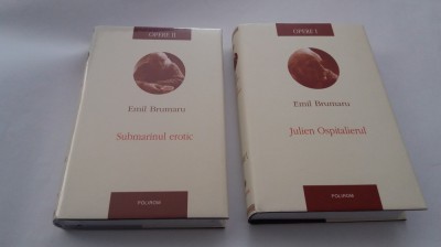 EMIL BRUMARU OPERE VOL 1-2 SUBMARINUL EROTIC/JULIEN OSPITALIERUL EDITIE DE LUX foto