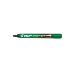Marker permanent Pilot P400 negru albastru rosu verde 4mm Marker permanent Pilot P400 varf tesit 4 mm verde