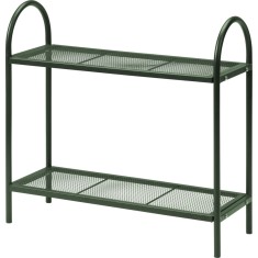 Etajera metalica de gradina cu 2 polite
