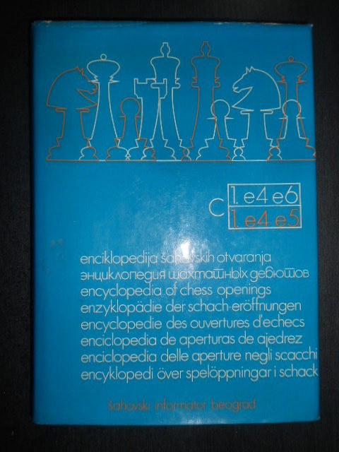 Encyclopedia of Chess Openings. volumul C (1974, editie cartonata)