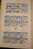 Alderney MNH 1995 - Centenarul Tommy Rose Avioane Aviatie - coli