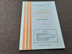 GAZETA MATEMATICA NR 11/2002 RF21/2 foto