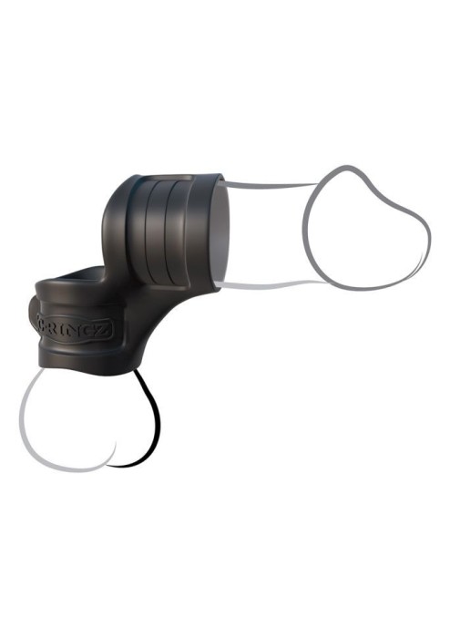 Inel dublu din silicon MR. BIG COCK RING &amp; BALL STRETCHER