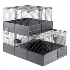 Cușcă pentru iepuri Ferplast MULTIPLA double 107,5 x 72 x 96,5 cm foto