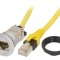 Soclu RJ45 22mm IP20 Argintiu