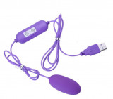 Ou Vibrator Isla, 12 Moduri Vibratii, USB, Mov, Mokko Toys