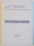 ISTORIA UNIVERSALA A PSIHOLOGIEI de ION MANZAT , VOL I , 2000